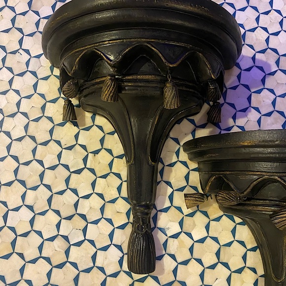 Maitland Smith Pair of Regency Style Wall Scones - Picture 2 of 8